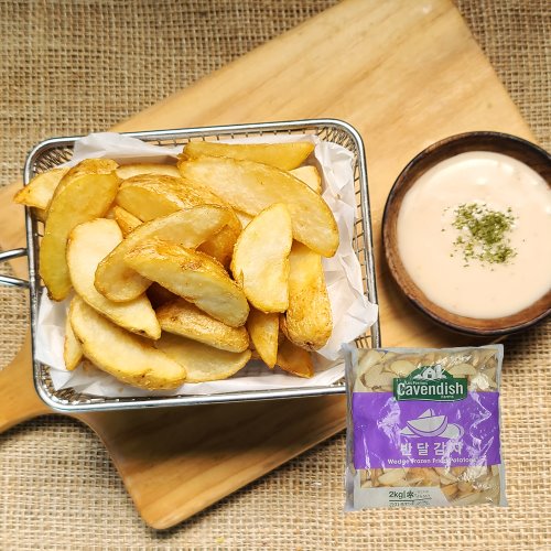 [이제이푸드스토리] 반달 감자 (웨지감자) 2kg / 카벤디쉬
