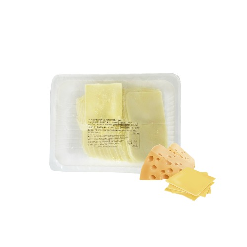 [이제이푸드스토리] 로젠 모짜렐라 슬라이스 치즈 1kg