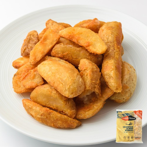 [이제이푸드스토리] 양념 웨지 감자 튀김 2kg 반달 팜프리치